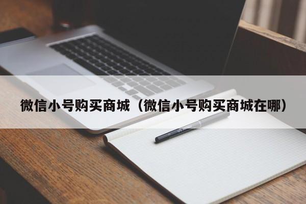 微信小号购买商城（微信小号购买商城在哪）